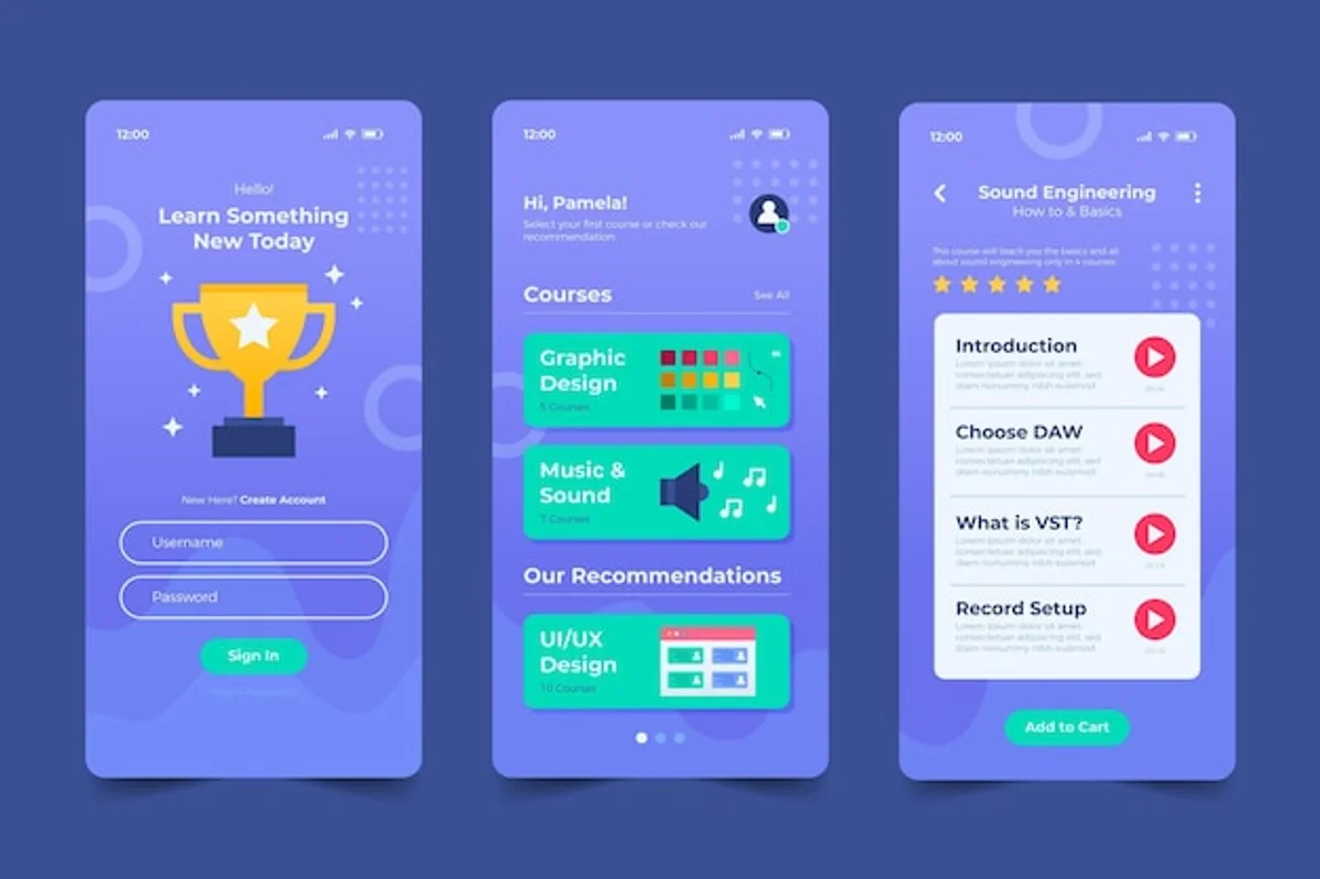 ai education quiz app on smartphone