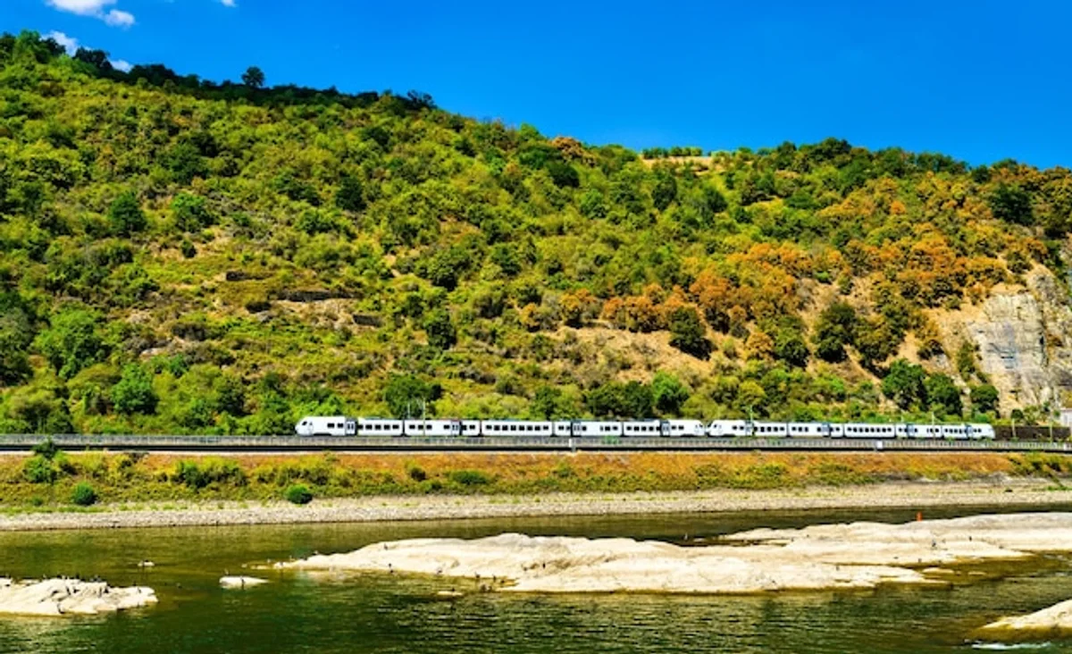 eco travel train mountains Germany