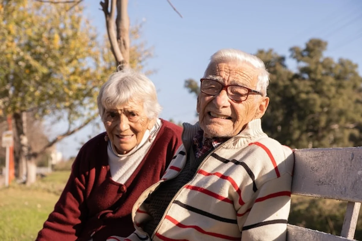 happy seniors outdoors Germany