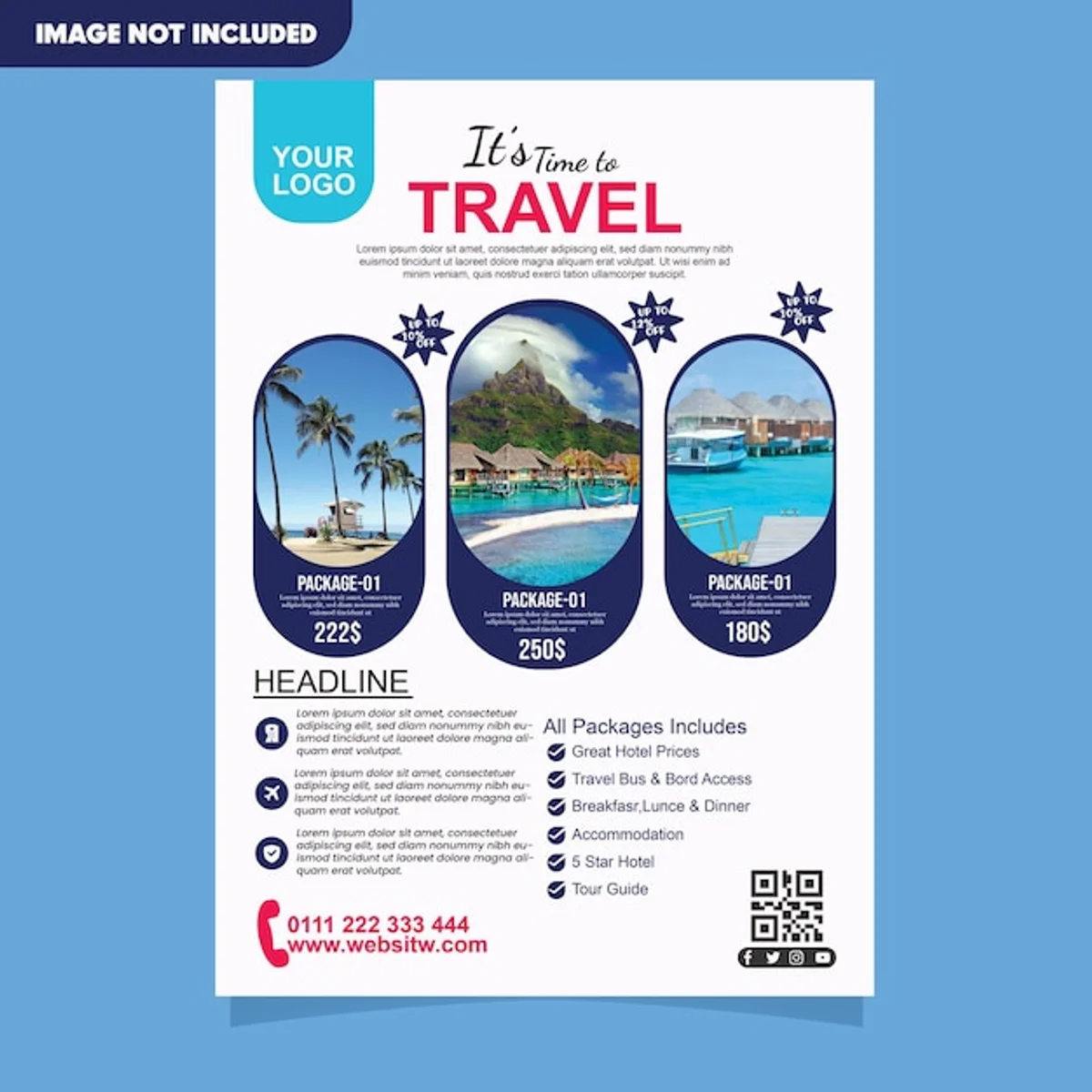 travel guide themed dinner party setup