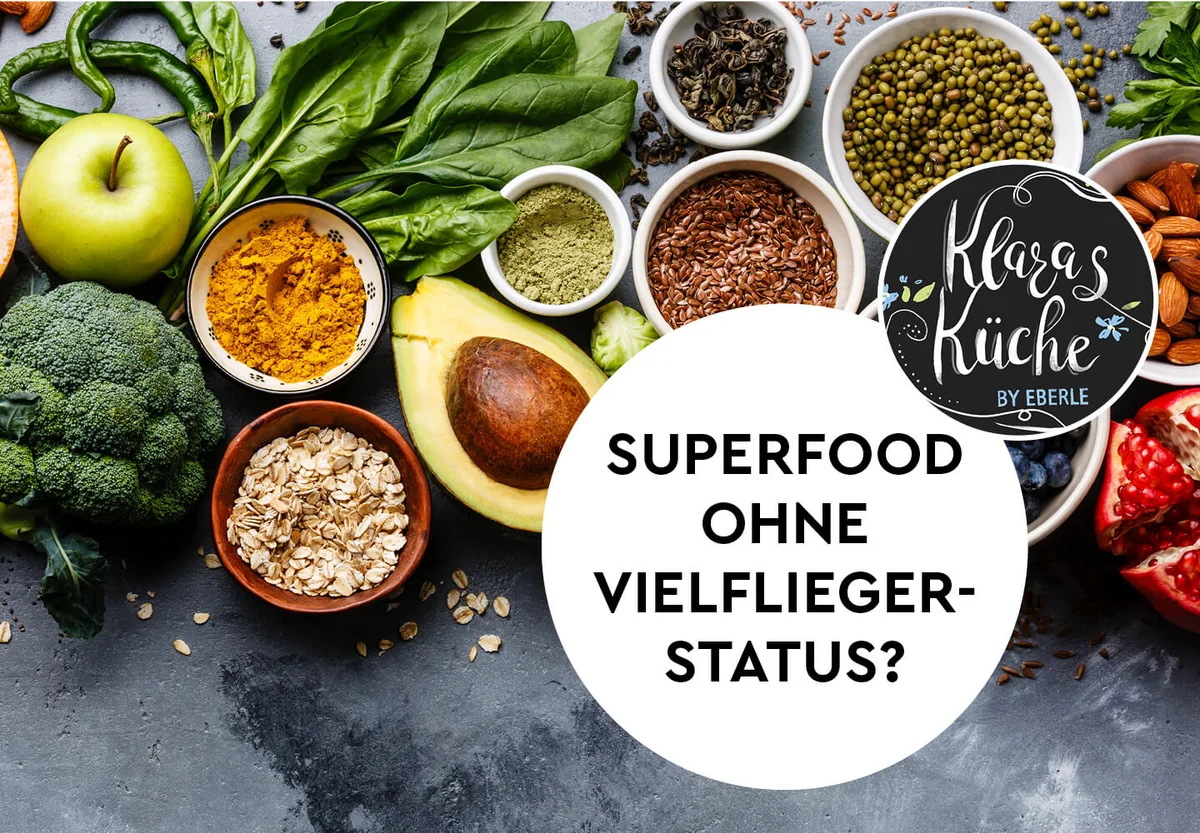 affordable superfoods selection in german supermarket