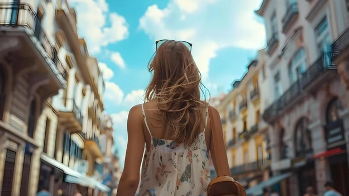 solo traveler europe city street