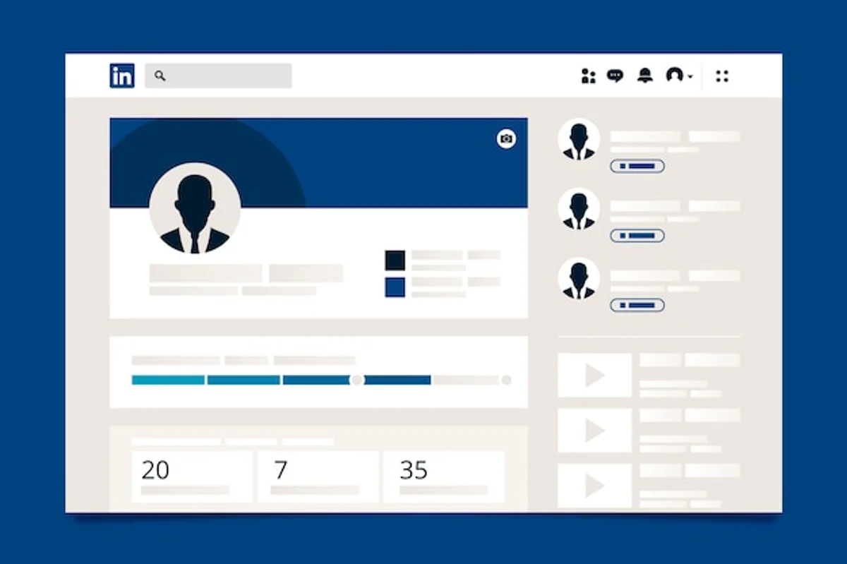 realistic linkedin networking screenshot germany