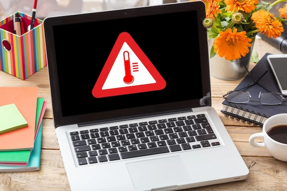 laptop overheating temperature alert