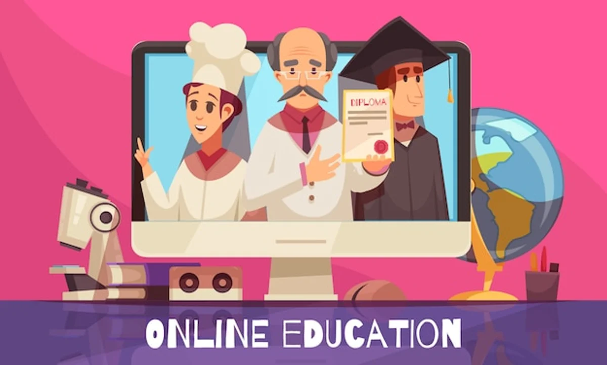 online course certificate proud young adult remote work