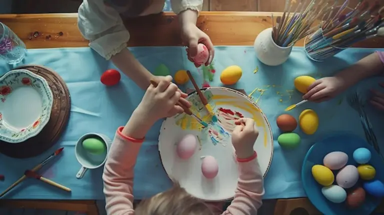 happy german school family morning routine