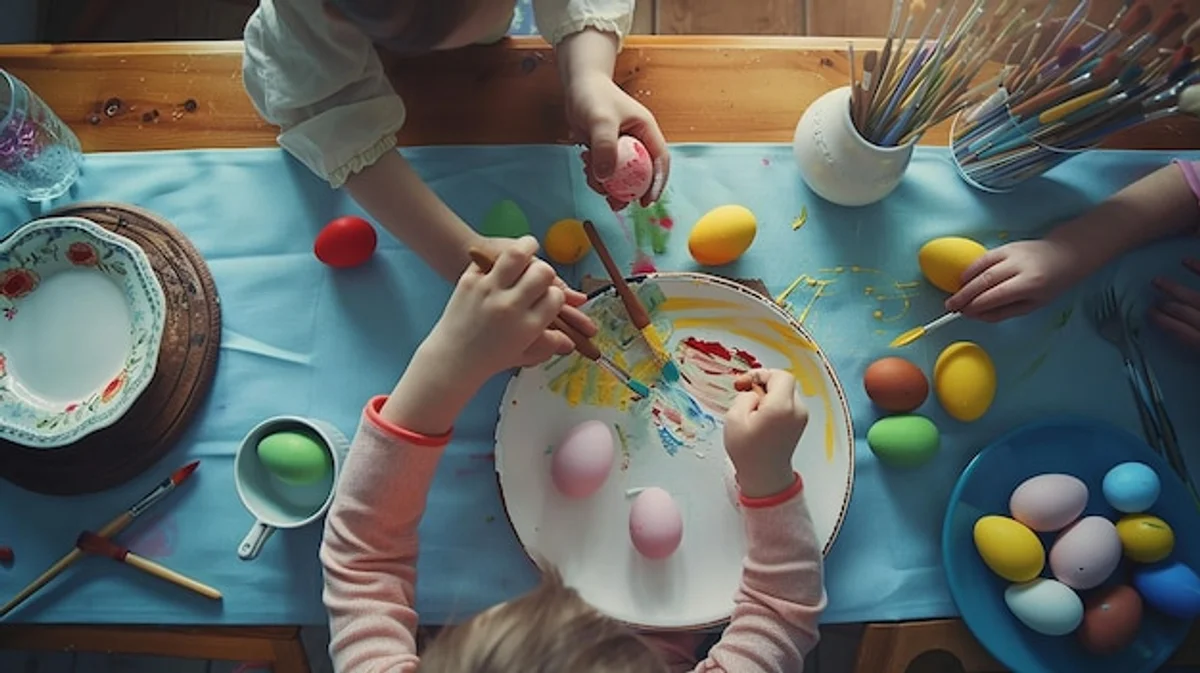 happy german school family morning routine