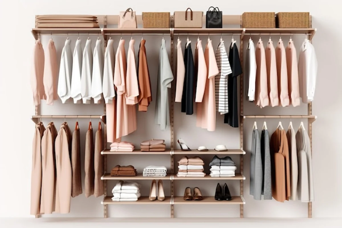 minimalist closet organization storage clothes