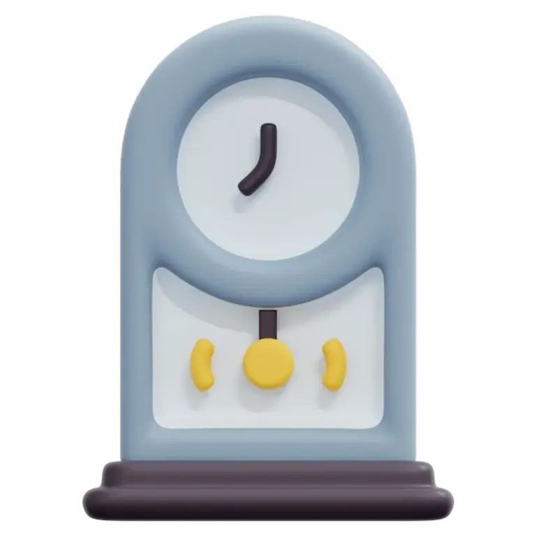vintage pendulum clock child sleep