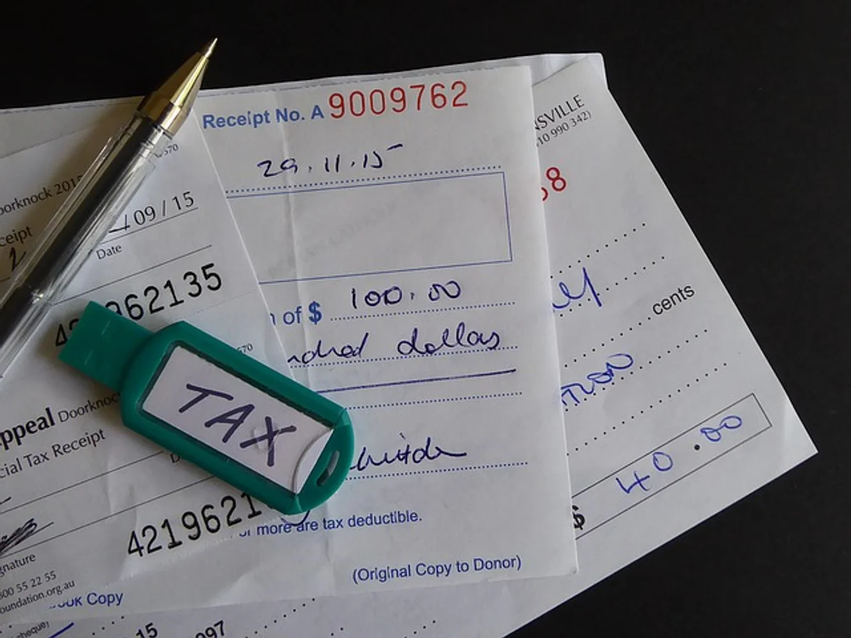 filing receipts for refund Germany