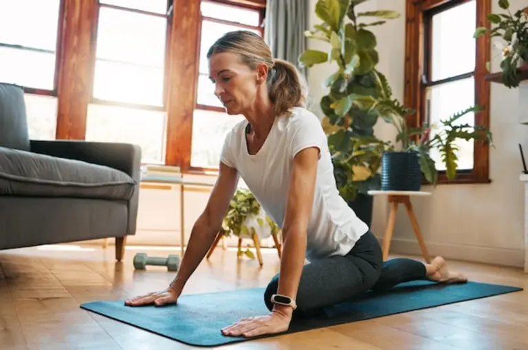 yoga lifestyle mature people germany