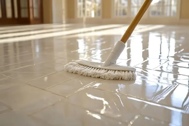 modern cleaning brush home interior