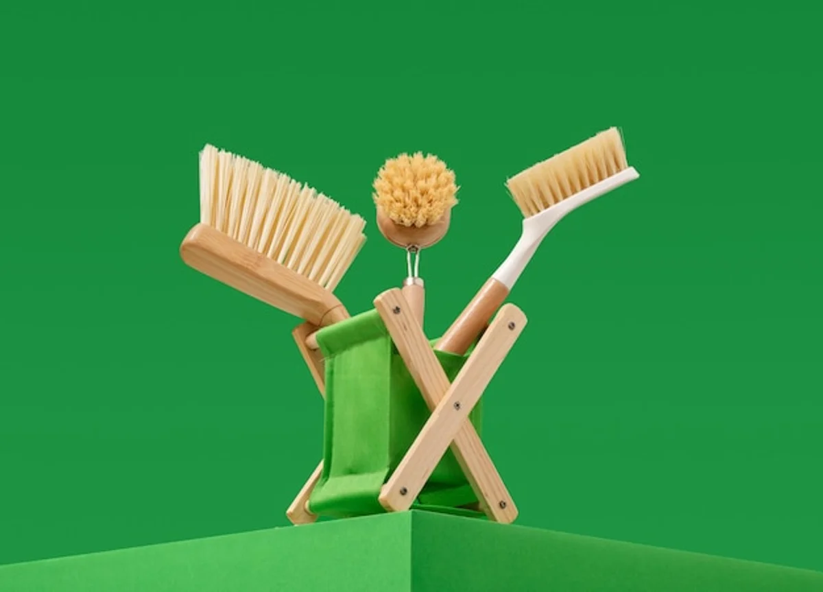 eco friendly cleaning brush kitchen