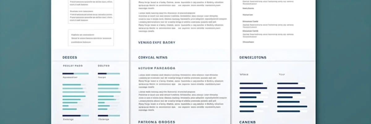 modern professional cv skill section