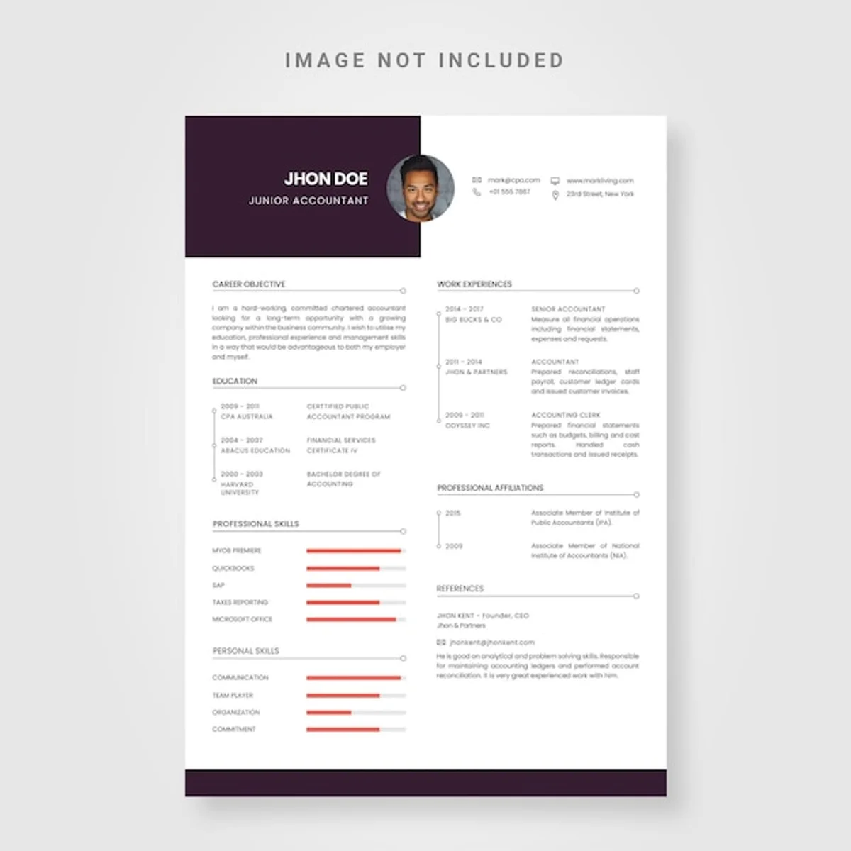 resume error rejection concept germany