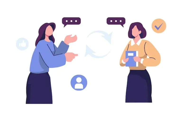 active listening, real connection, genuine conversation, two people talking