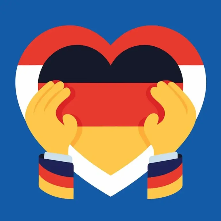 happy german family recycling at home with kids