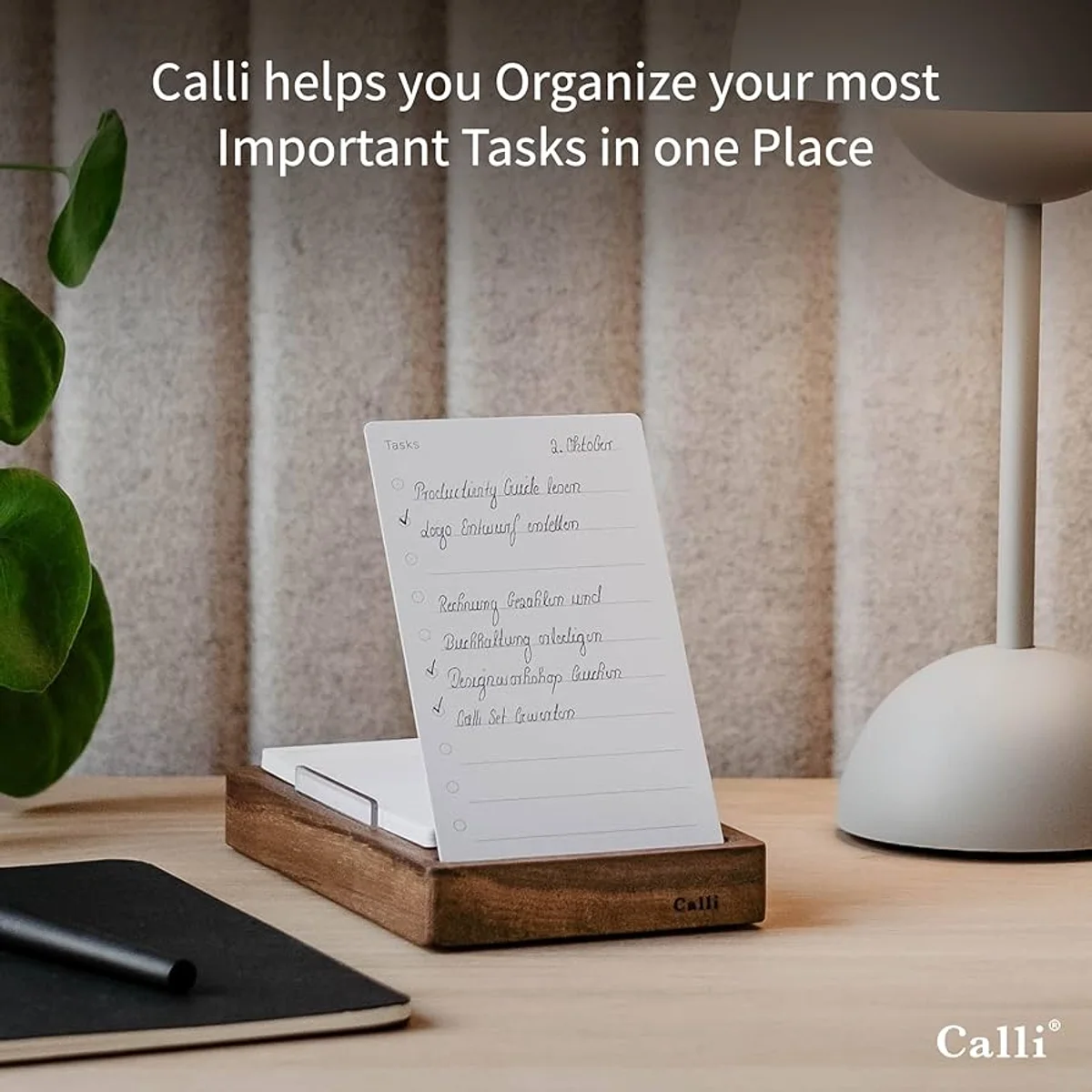 minimalistische productivity journal workspace