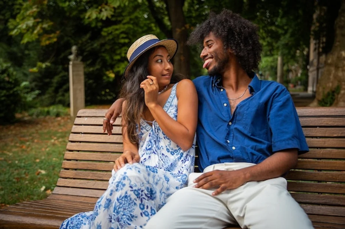 romantic couple friendship love ambiguous moment