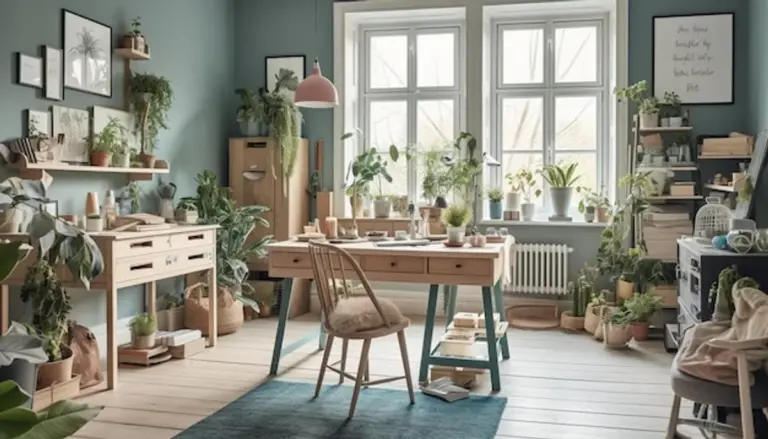 feng shui creative hobby room workspace