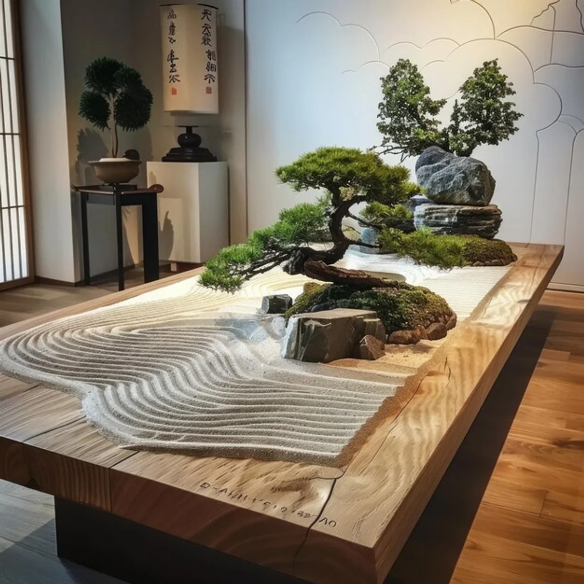 indoor plant creative desk arrangement feng shui