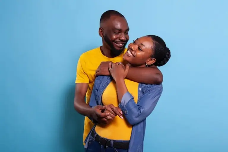 romantic couple expressing gratitude, everyday love, real life