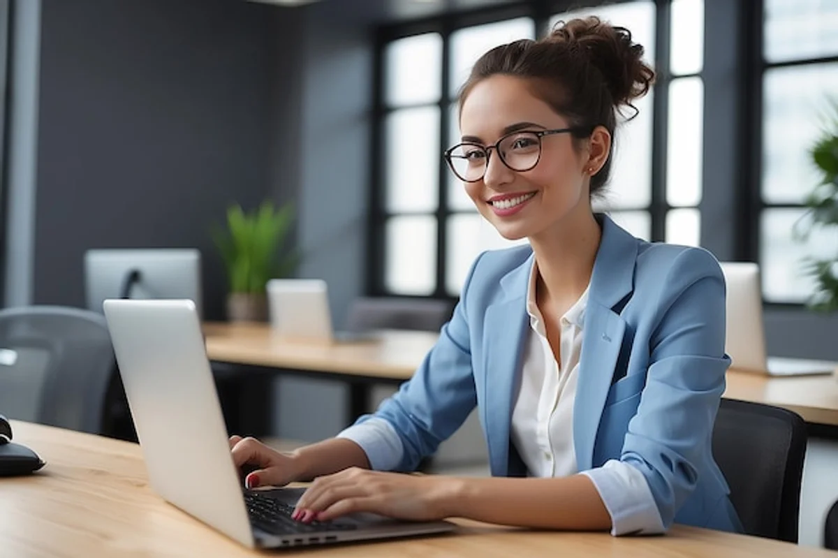 adult learning new skills online training laptop coffee