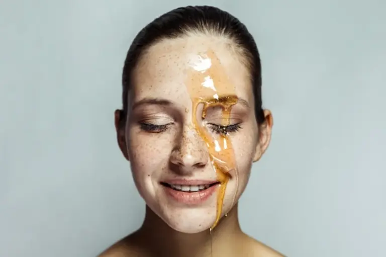 honey skincare beauty ritual natural glowing skin