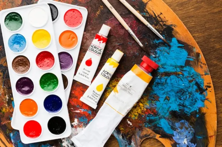watercolor and acrylic paints creative hobby comparison
