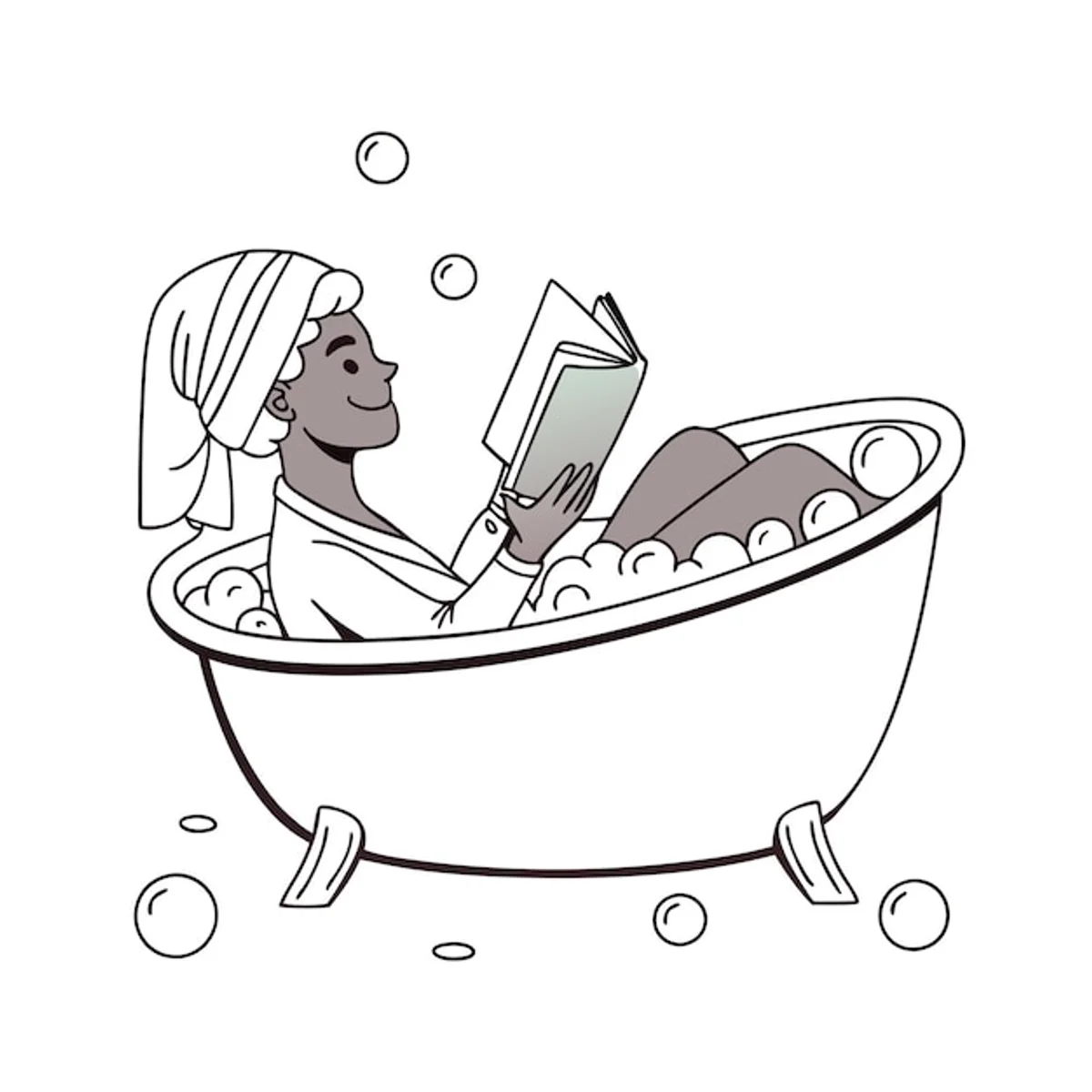 woman applying apple cider vinegar hair rinse bathroom