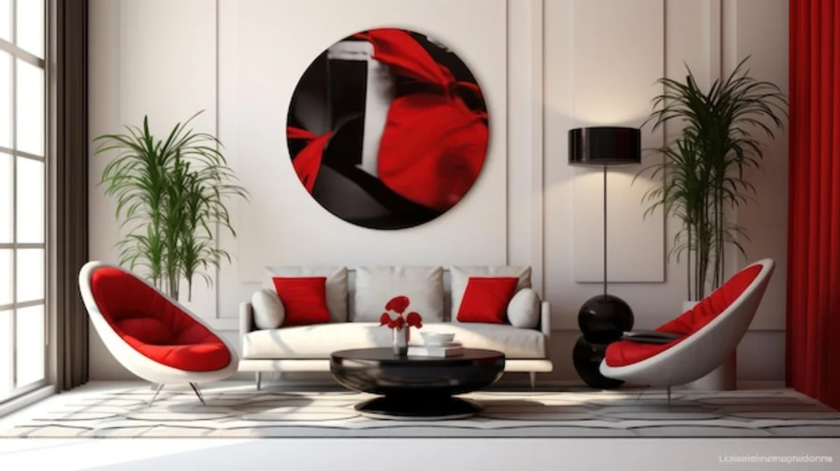 feng shui living room modern harmonious decor