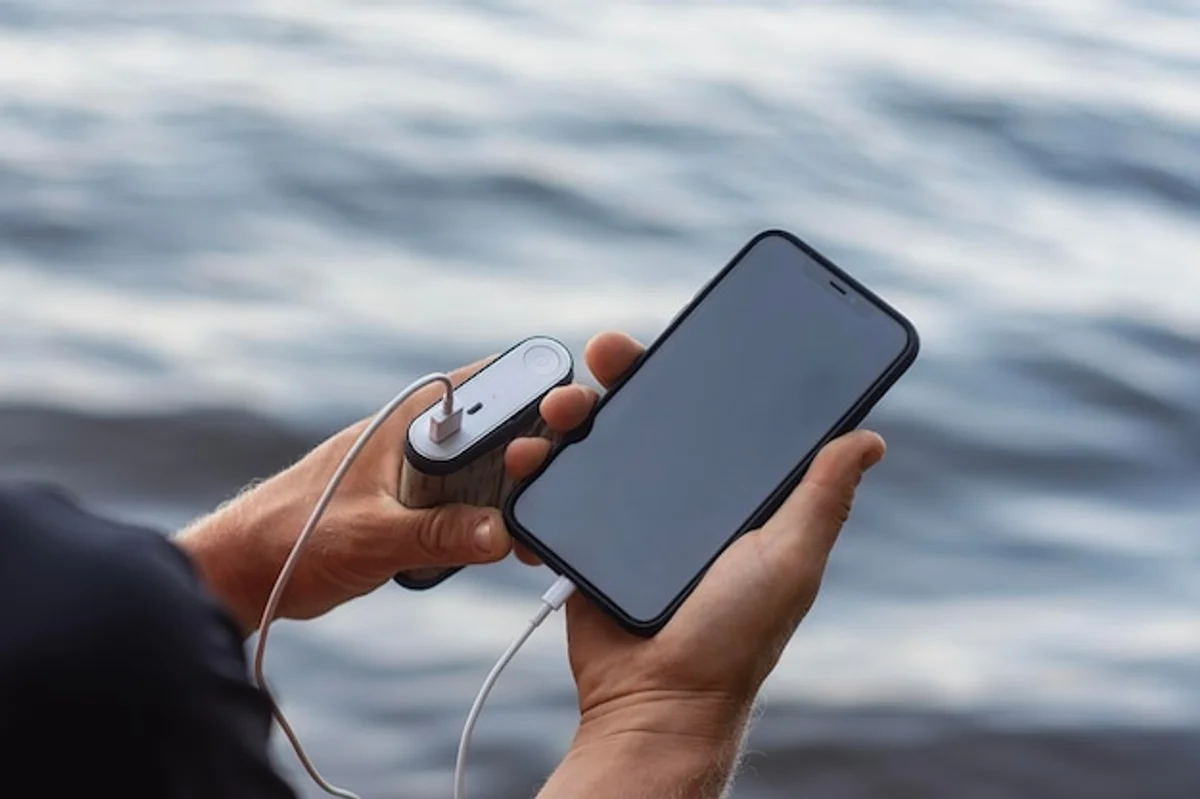 man turning off bluetooth smartphone