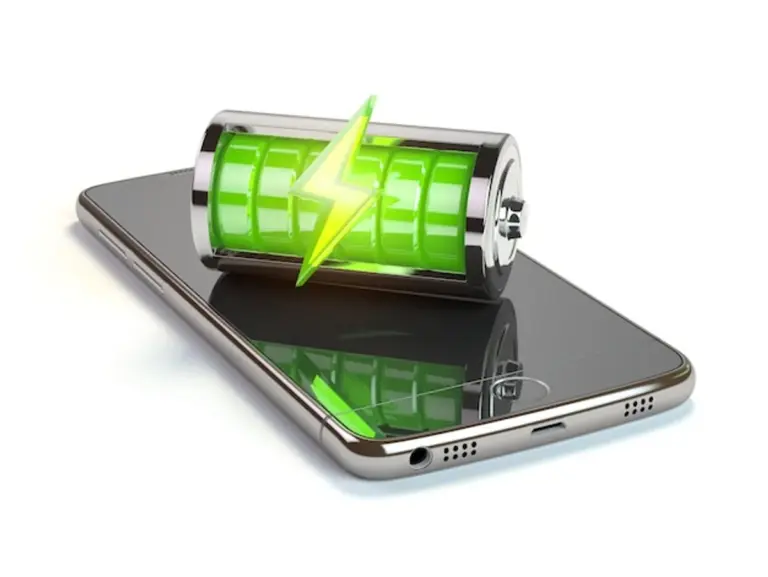 smartphone battery app concept