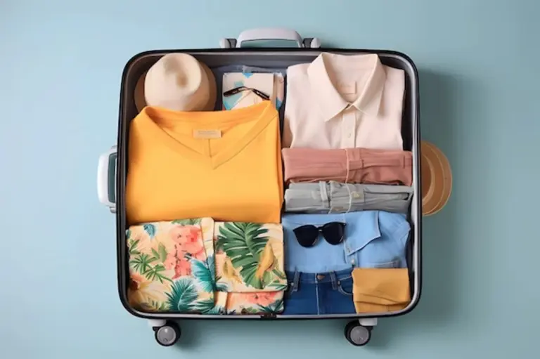 minimalist backpack packing for travel, organized backpack open flat