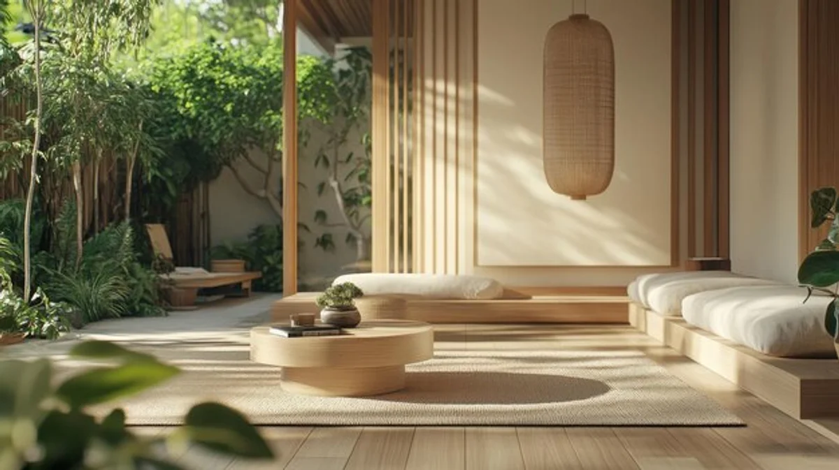 minimalistic cozy home interior mindfulness