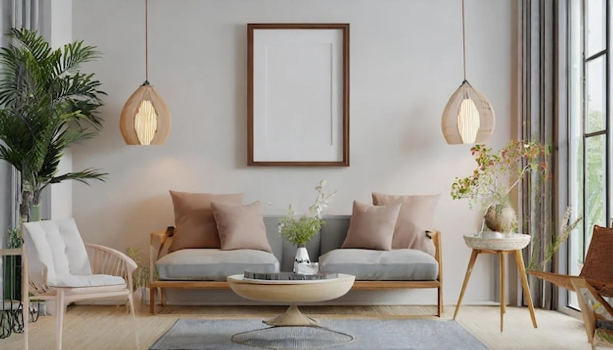 modern feng shui living room sunlight plants