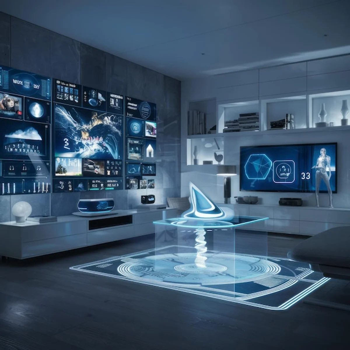 modern smart home interior technology