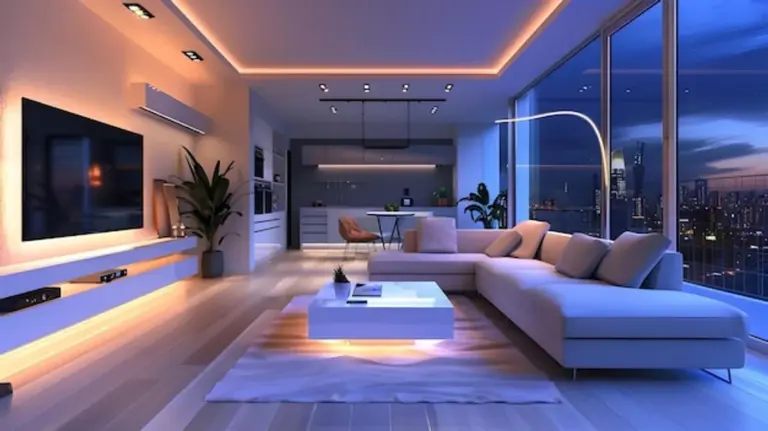 modern smart home lighting interior minimalistic