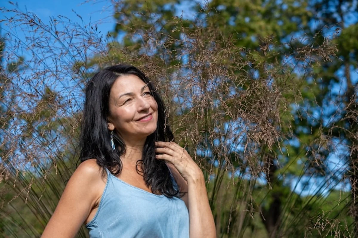 healthy lifestyle mature woman smiling outdoor Germany