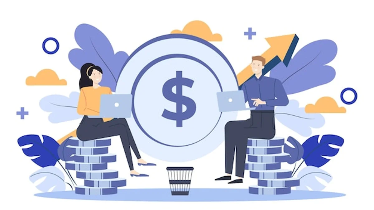 german couple budgeting emergency money home