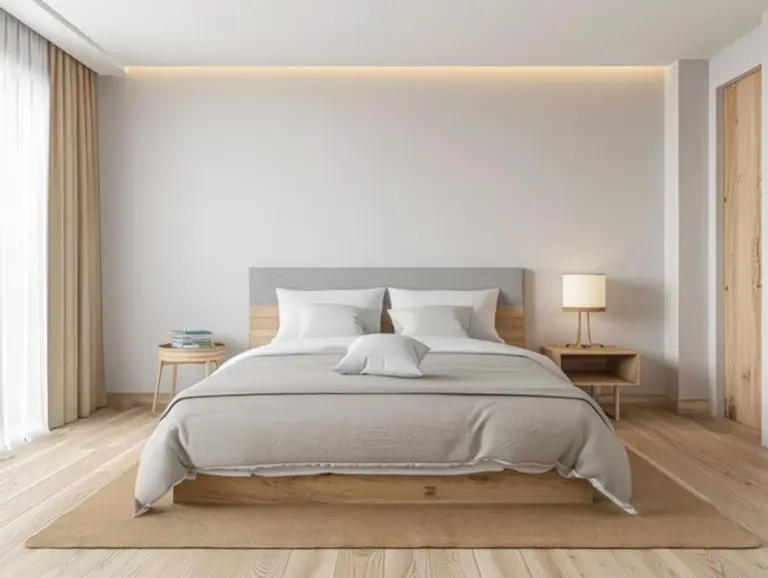 modern hotel room relaxation feng shui