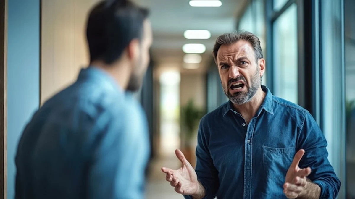 body language conflict conversation office