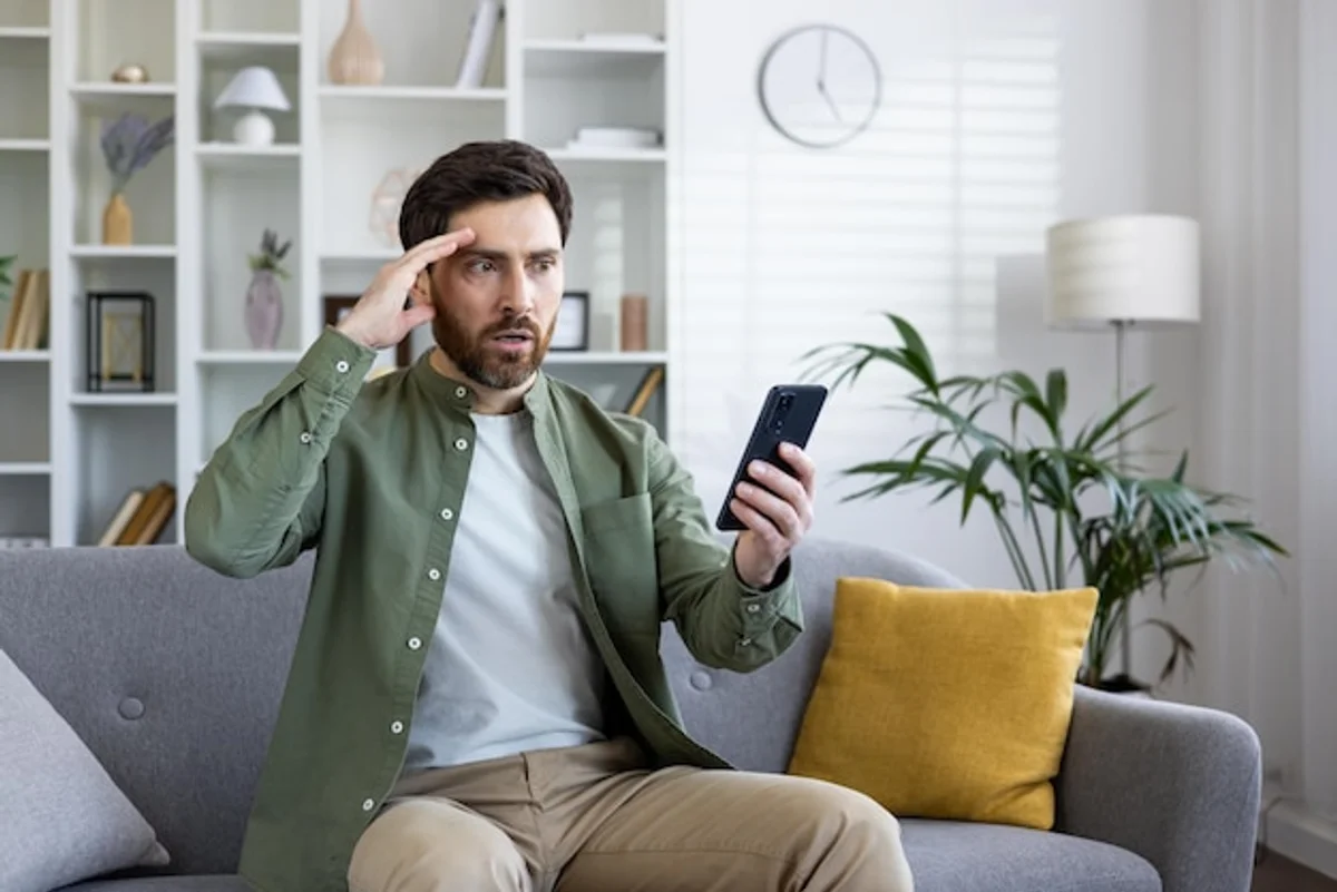 people texting confusion smartphone