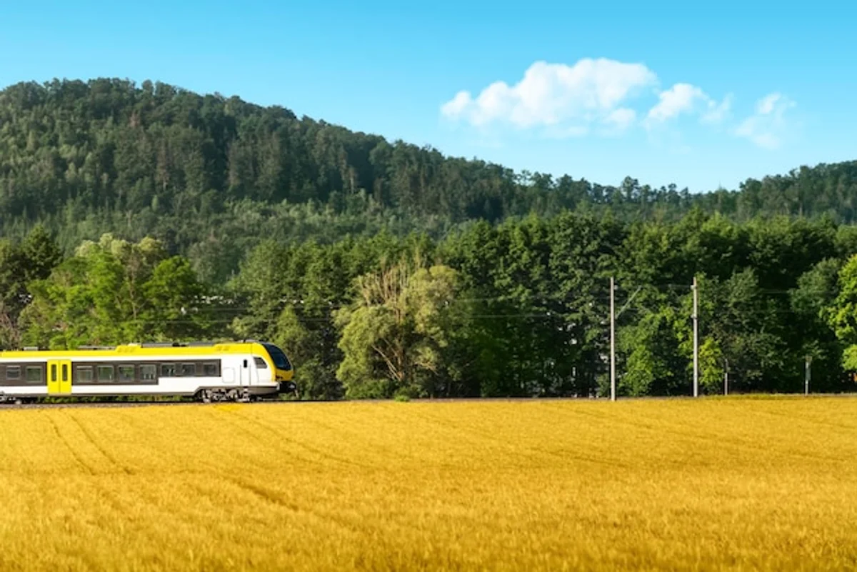 eco friendly travel Germany forest train
