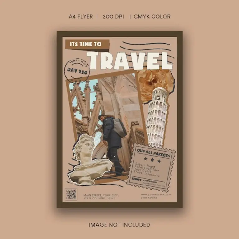 vintage travel guide creative reuse