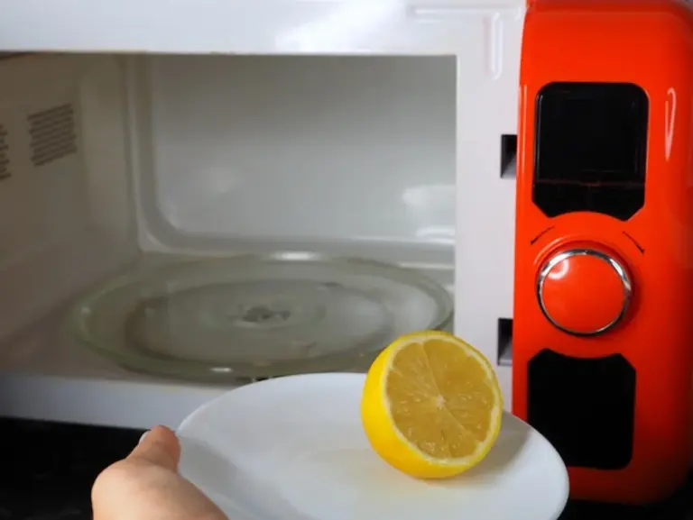 lemon microwave cleaning