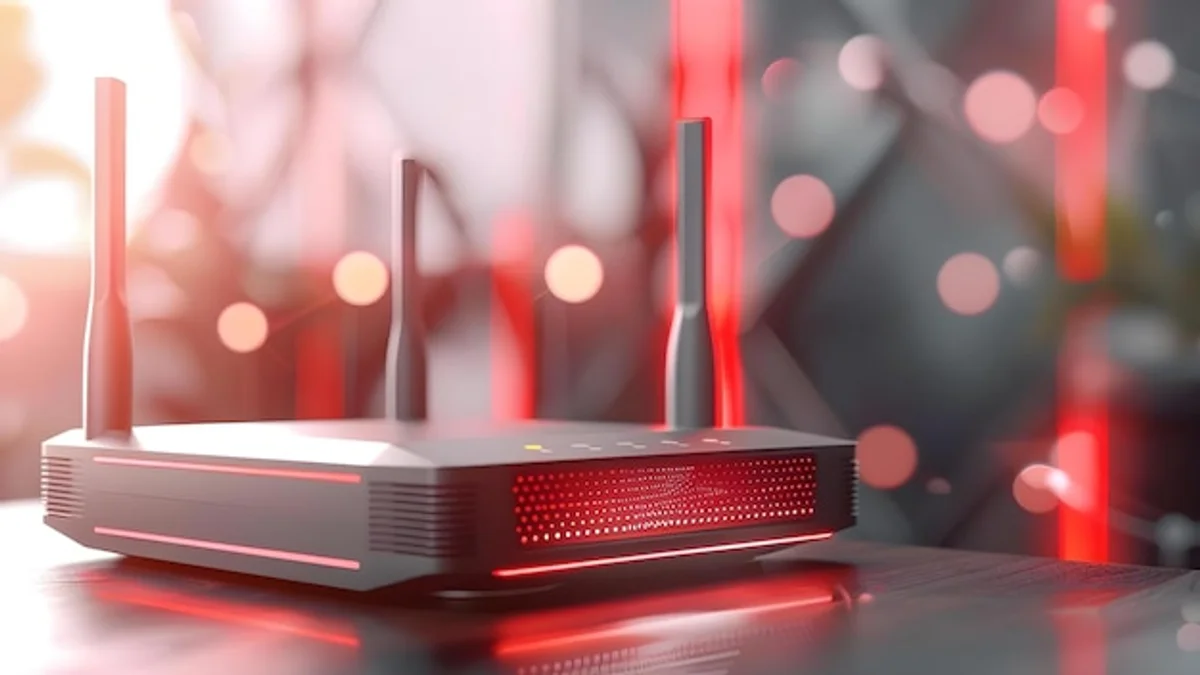 setting up home network security router