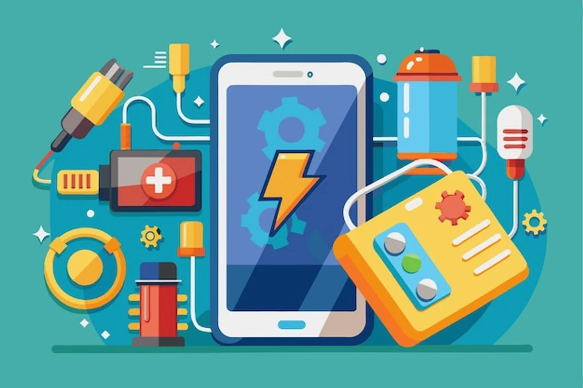 smartphone battery longevity illustration