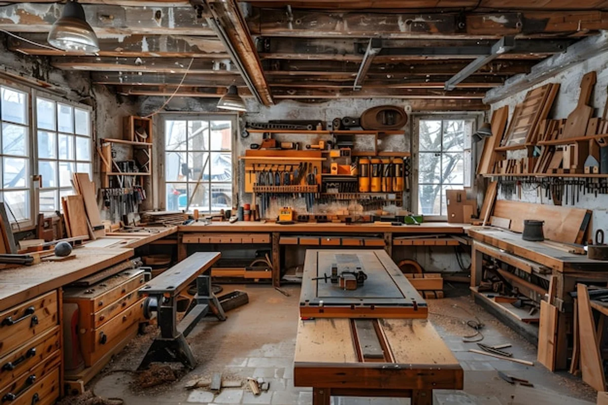 organized creative studio workspace germany