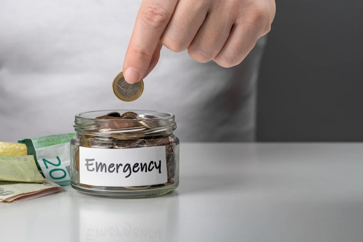 emergency fund concept, safe money for unexpected expenses